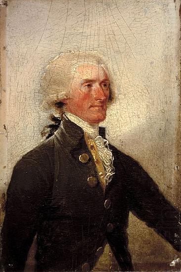 John Trumbull Thomas Jefferson china oil painting image
